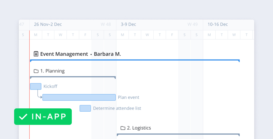 Vorlage für Event-Management