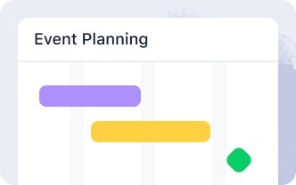 <h5>Event planning made effortless</h5>