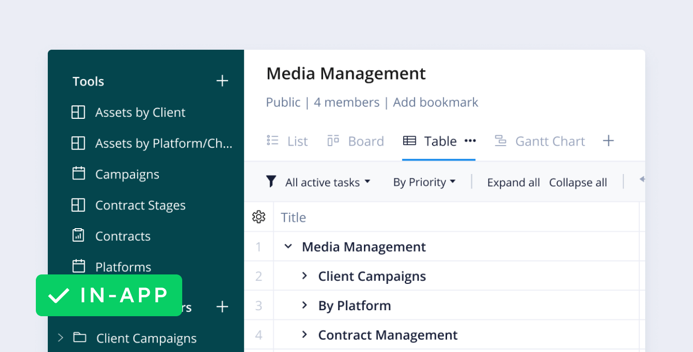 Media Management Template